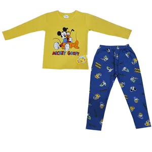 ست تی شرت و شلوار بچگانه مدل میکی و داگ