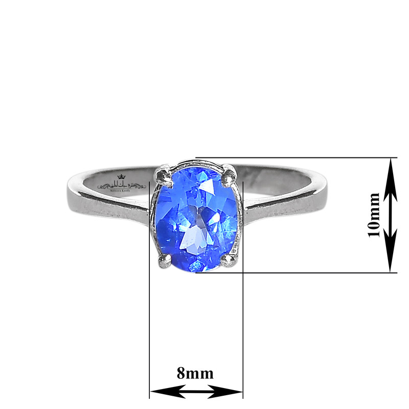 انگشتر نقره زنانه نقره جات لطفی مدل توپاز کد ANZS06E07 انگشتر نقره زنانه نقره جات لطفی مدل توپاز کد ANZS06E07