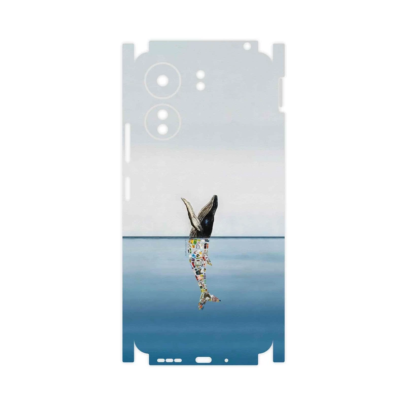 برچسب پوششی ماهوت مدل Collage of Sea Trash-FullSkin مناسب برای گوشی موبایل شیائومی Poco C65