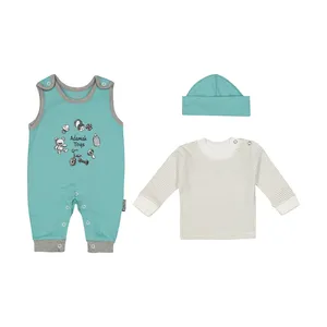 ست 3 تکه لباس نوزادی آدمک مدل 2171124-53