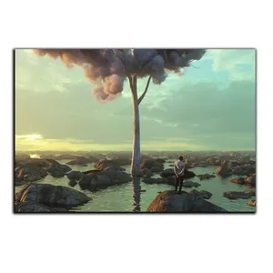 تابلو شاسی بکلیت طرح نقاشی تک درخت مدل SH-S5584