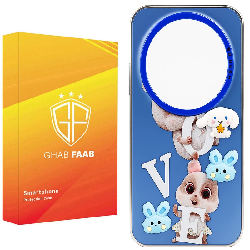 کاور قاب فاب مدل سوکول برجسته طرح دخترانه مناسب برای گوشی موبایل شیائومی Redmi A3 / Redmi A3X