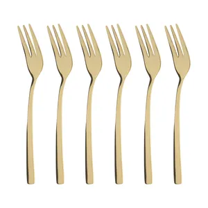 Nab Steel PVD Florence Fruit Serving Fork pack of 6