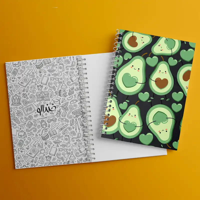 دفتر نت موسیقی 80 برگ خندالو مدل آووکادو کد 8621