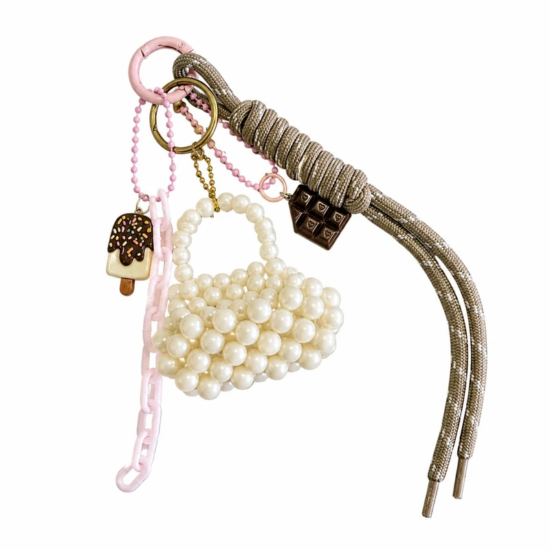 آویز کیف زنانه طرح مروارید مدل pearlbag01