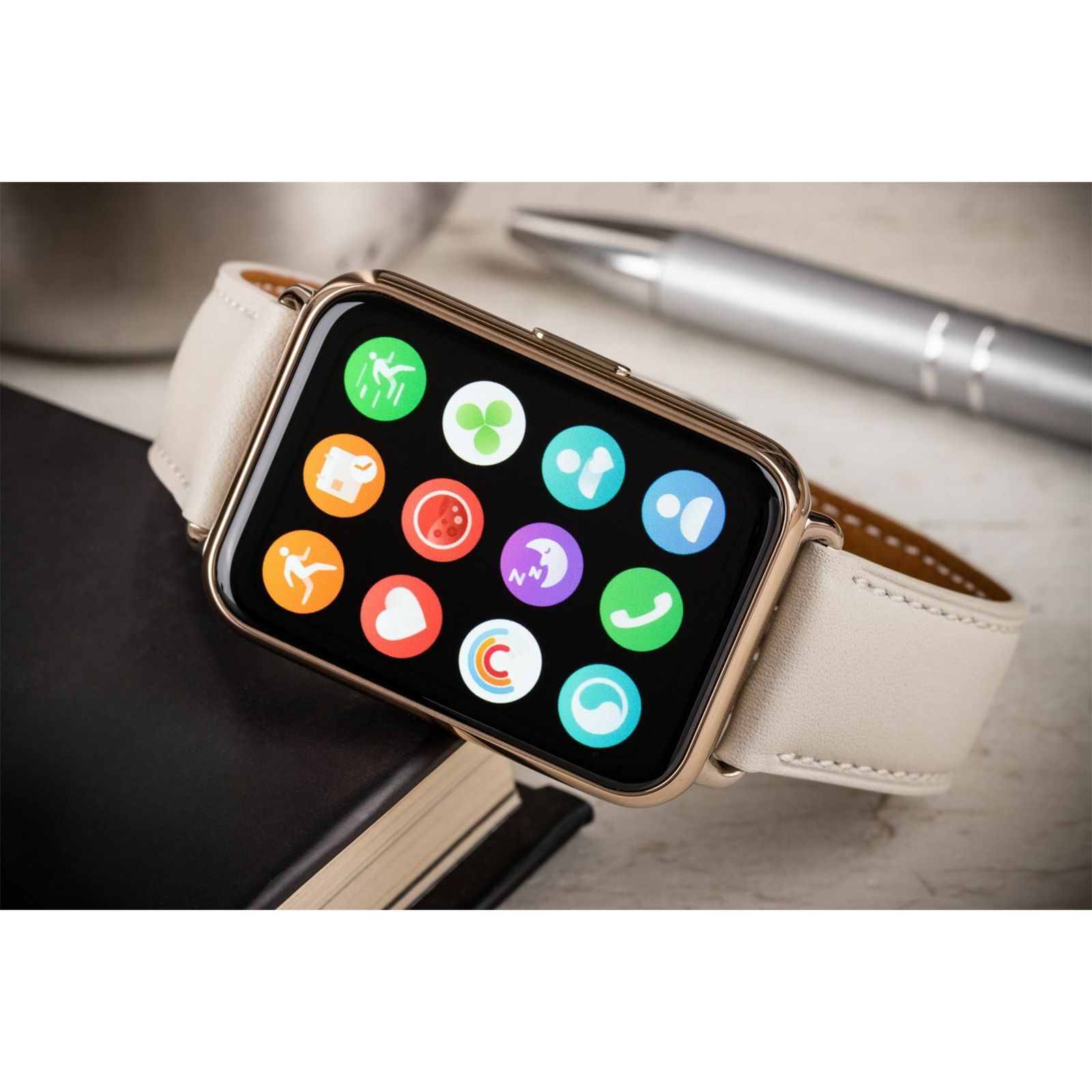 ساعت هوشمند هوآوی مدل WATCH FIT 2 Classic Edition بند چرمی -  - 16
