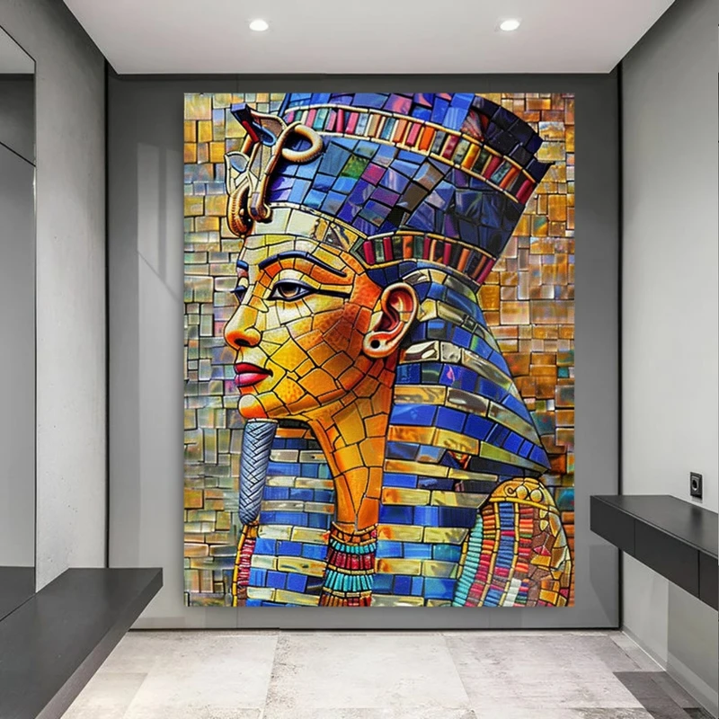 پوستر پارچه ای طرح مخمل هنری مدل مصری کد BK24371