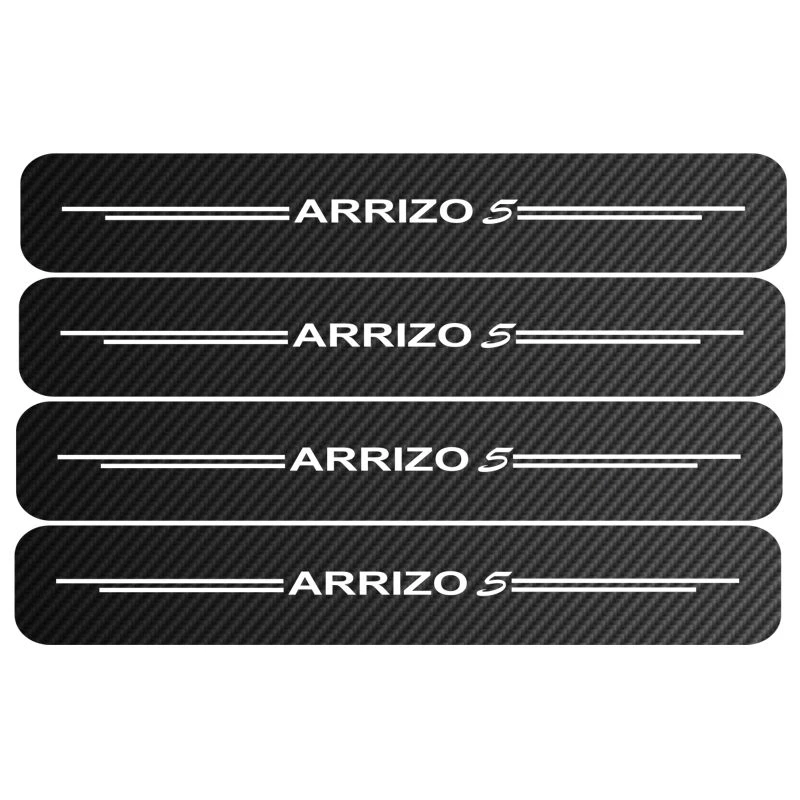 برچسب بدنه خودرو مهدیار طرح پارکابی کربن کد SP187 مناسب برای آریزو 5 بسته 4 عددی