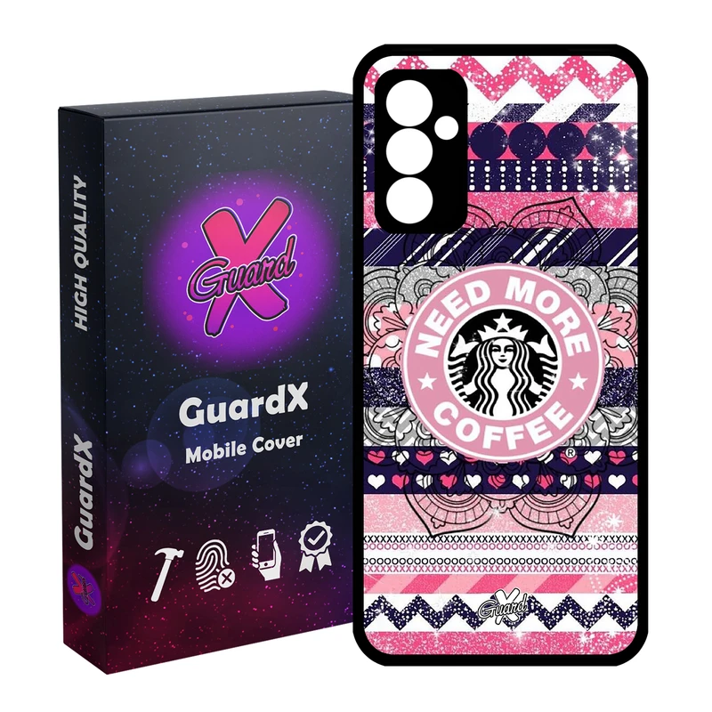 کاور گارد ایکس طرح Starbucks مدل Glass10070 مناسب برای گوشی موبایل سامسونگ Galaxy A34 / A34 5G