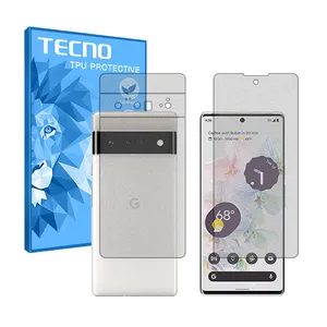 Tecno HyMTT model Matte screen protector suitable for Google Pixel 6 Pro mobile phone along with the back protector of the phone