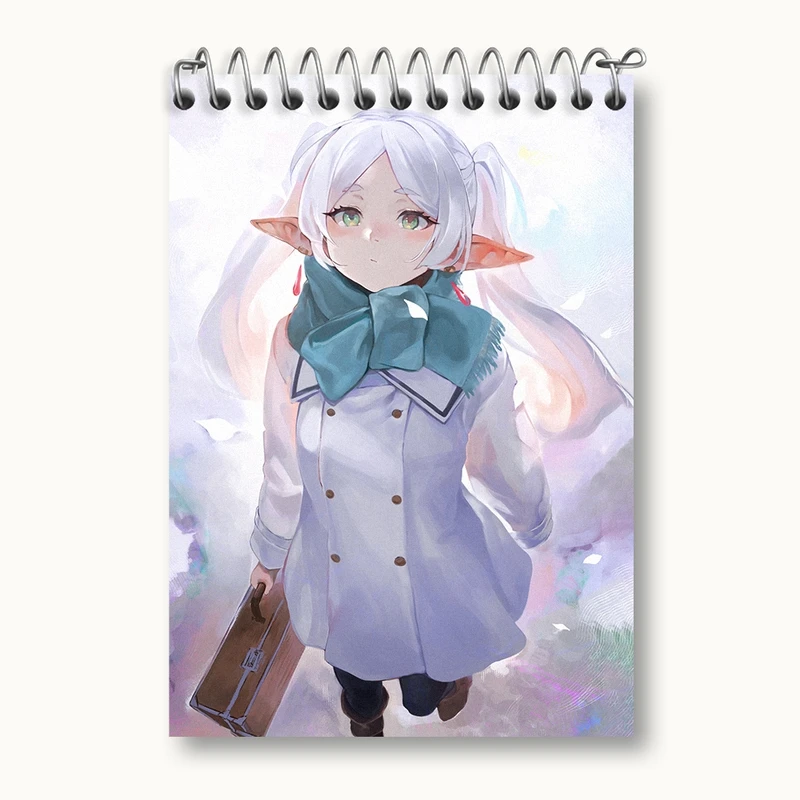 دفتر یادداشت 50 برگ خندالو مدل انیمه فریرن (Frieren) کد 33916