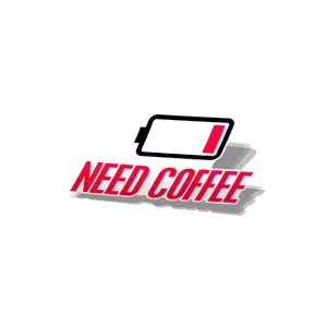 استیکر تزئینی موبایل و تبلت لولو مدل قهوه لازم کد 53Z