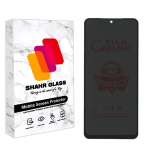 محافظ صفحه نمایش سرامیکی حریم شخصی شهر گلس مدل PRCSR مناسب برای گوشی موبایل شیائومی Poco M5s