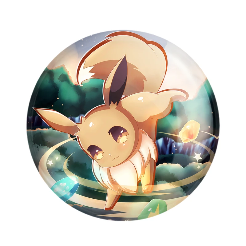 مگنت خندالو طرح ایو انیمه پوکمون کد 17327