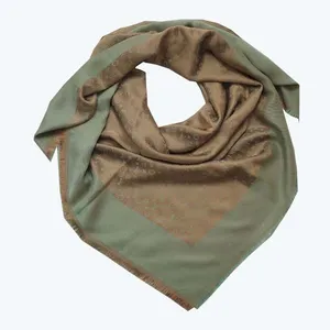 روسری زنانه مدل نخی ژاکارد لمه دار کد h1478