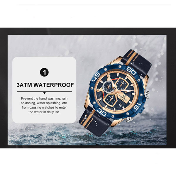 ساعت مچی عقربه‌ای مردانه نیوی فورس مدل NF8018 RGBEBE