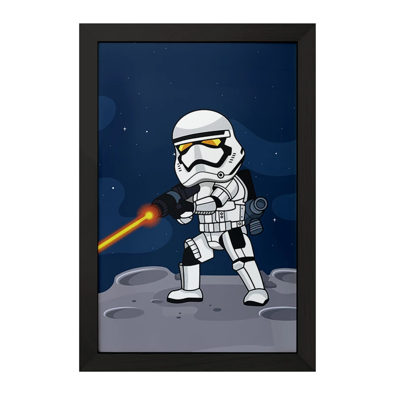 تابلو خندالو مدل جنگ ستارگان کد F3588