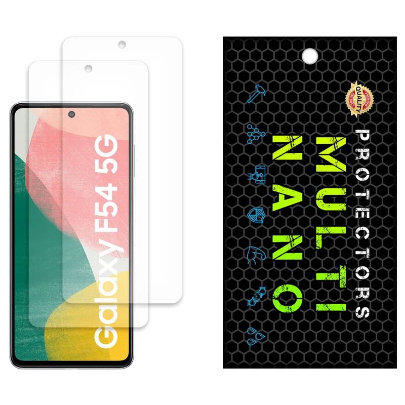 محافظ صفحه نمایش مات مولتی نانو مدل X-S2M مناسب برای گوشی موبایل سامسونگ Galaxy F54 بسته دو عددی