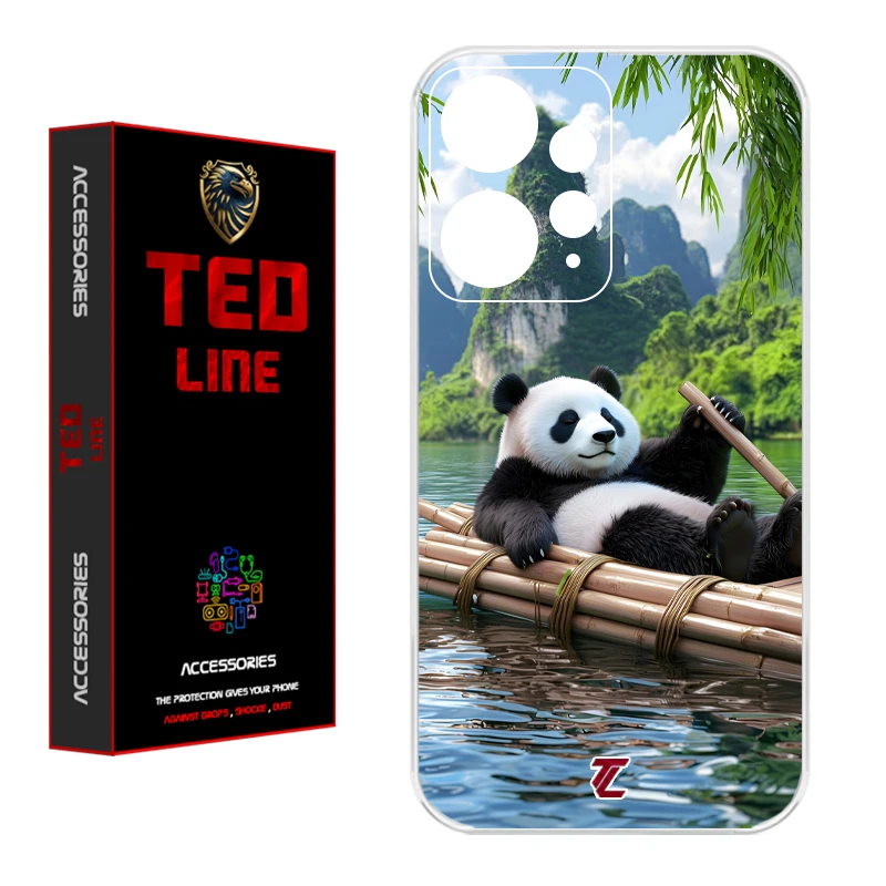 کاور تدلاین طرح پاندا کد 1162 مناسب برای گوشی موبایل شیائومی Redmi Note 12 4G