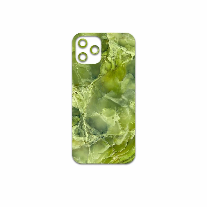 برچسب پوششی ماهوت مدل Green-Crystal-Marble مناسب برای گوشی موبایل اپل iPhone 12 Pro