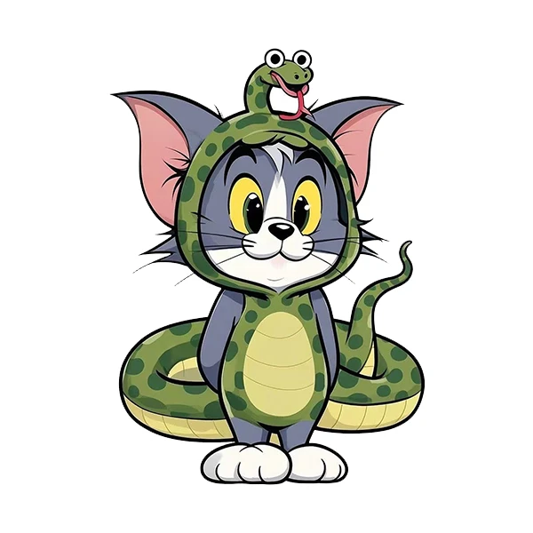 استیکر پارچه و لباس پاد آفرین طرح کارتونی کد 1084