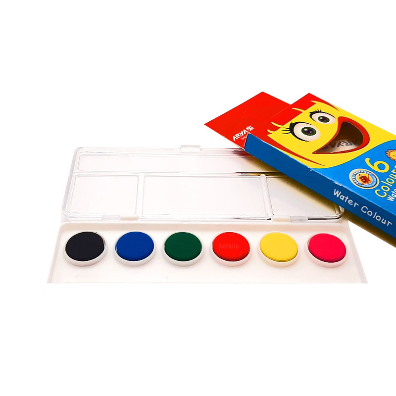 آبرنگ 6 رنگ آریا مدل 5001