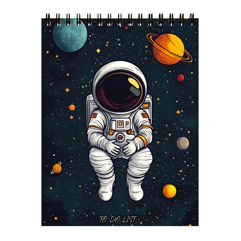 دفتر برنامه‌ریزی 60 برگ مدل فضایی و فضانورد کد 65