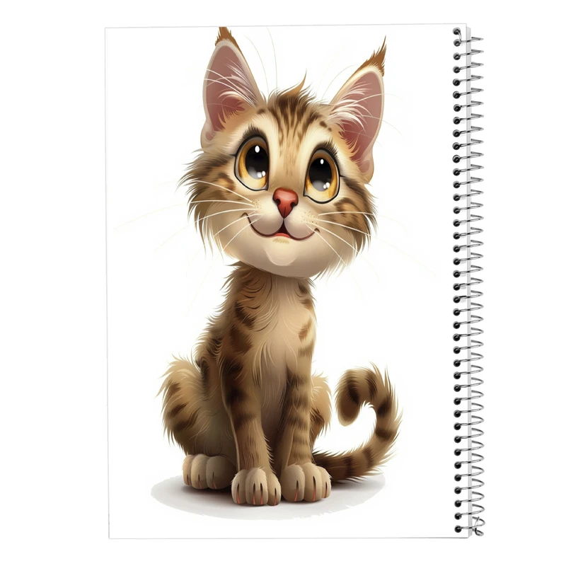 دفتر نت موسیقی 50 برگ مدوپد مدل گربه کد DF14745