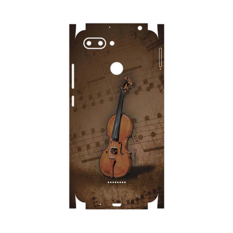 برچسب پوششی ماهوت مدل Violin-Instrument-FullSkin مناسب برای گوشی موبایل شیائومی Redmi 6