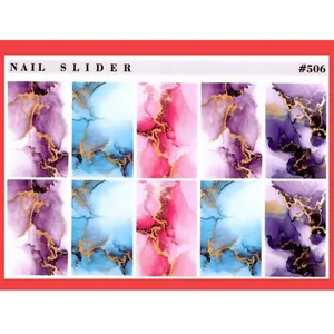 استیکر طراحی ناخن طرح سنگ کد 506
