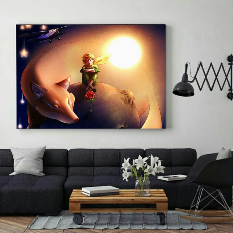 تابلو شاسی طرح شازده کوچلو مدل TSH1477