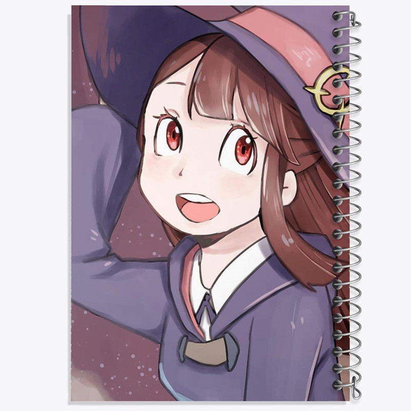 دفتر نقاشی 50 برگ خندالو مدل اورسولا و اکو انیمه جادوگران کوچک Little Witch Academia کد 22905
