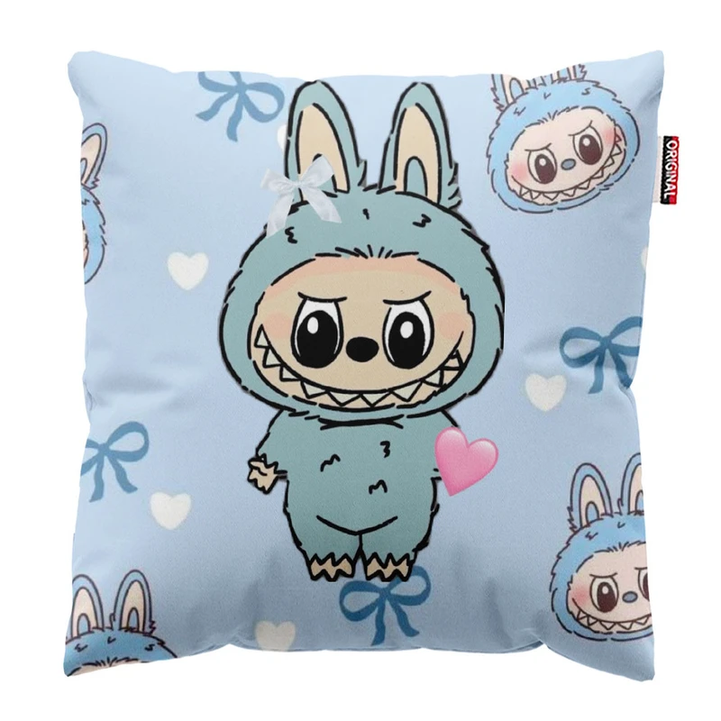 کوسن پاد آفرین طرح لبوبو کد 100 سایز 30*30 سانتی متر