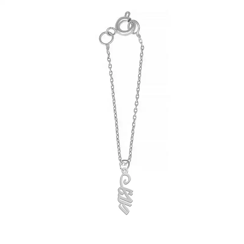 آویز ساعت نقره زنانه لیردا مدل اسم دلنا sat sss delena62