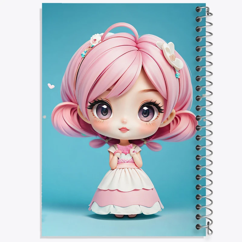 دفتر نت موسیقی 50 برگ خندالو مدل دخترانه (Girlish) کد 36886