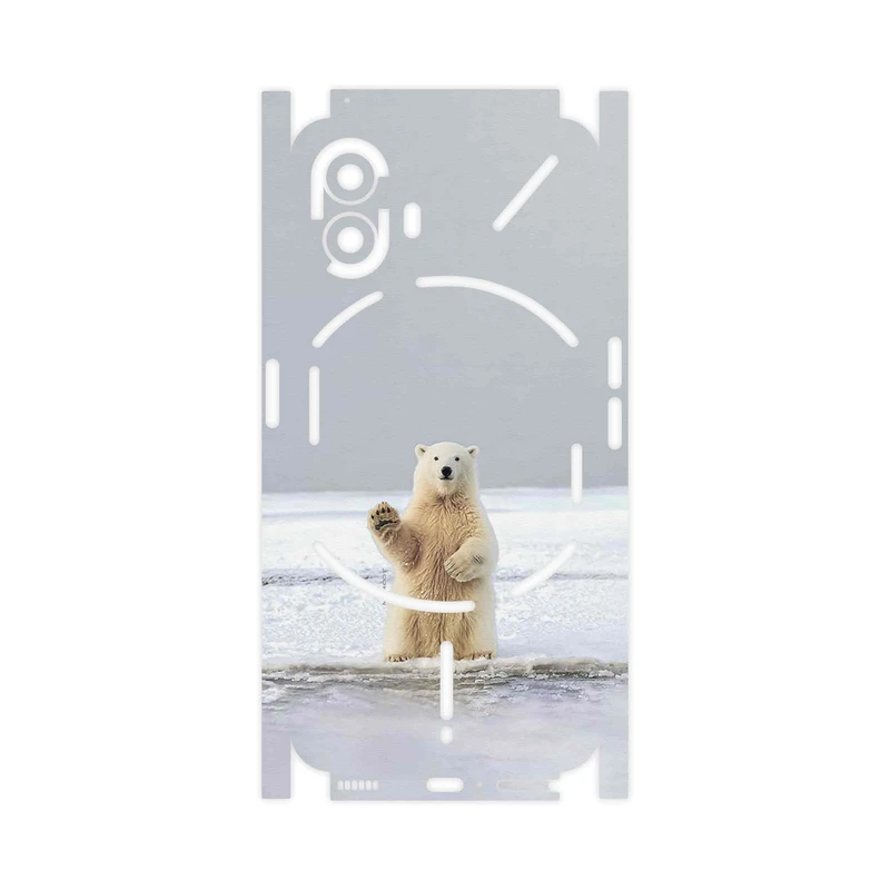 برچسب پوششی ماهوت مدل Polar_bear-FullSkin مناسب برای گوشی موبایل ناتینگ Phone 2