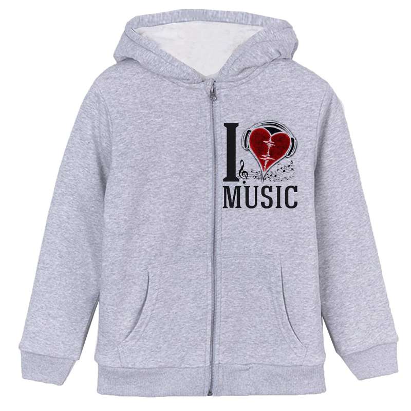 سویشرت دخترانه مدل W15 I MUSIC