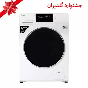 ماشین لباسشویی جی پلاس مدل  GWM-MD106W ظرفیت 10.5 کیلوگرم - مخصوص جشنواره گلدیران