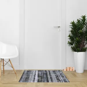 پادری مدل سه لایه رویه مخمل طرح وینتیج کد S304 سایز 75x45 سانتی متر