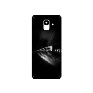 MAHOOT Black Portrait Cover Sticker for Samsung Galaxy A6 2018