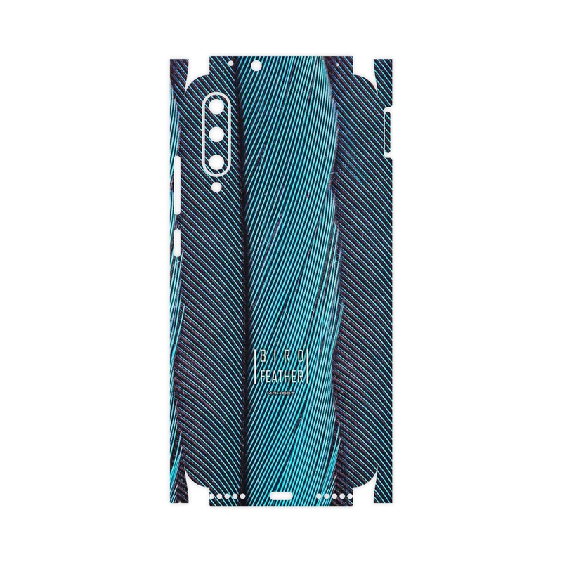 برچسب پوششی ماهوت مدل Turquoise feathers-FullSkin مناسب برای گوشی موبایل شیائومی Mi A3