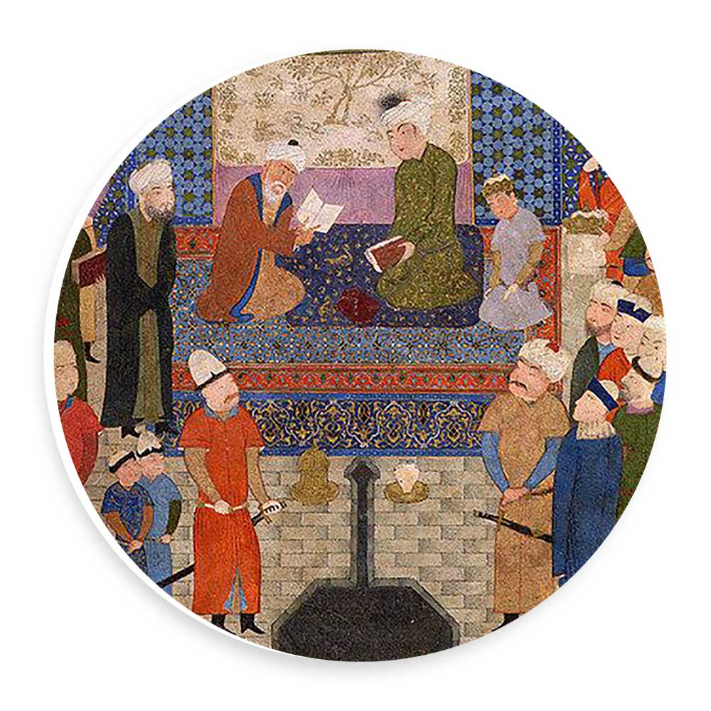 دیوارکوب طرح مینیاتور ایرانی مدل wtb141