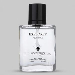 عطر جیبی مردانه وودی سنس مدل Explorer  حجم 30 میلی لیتر