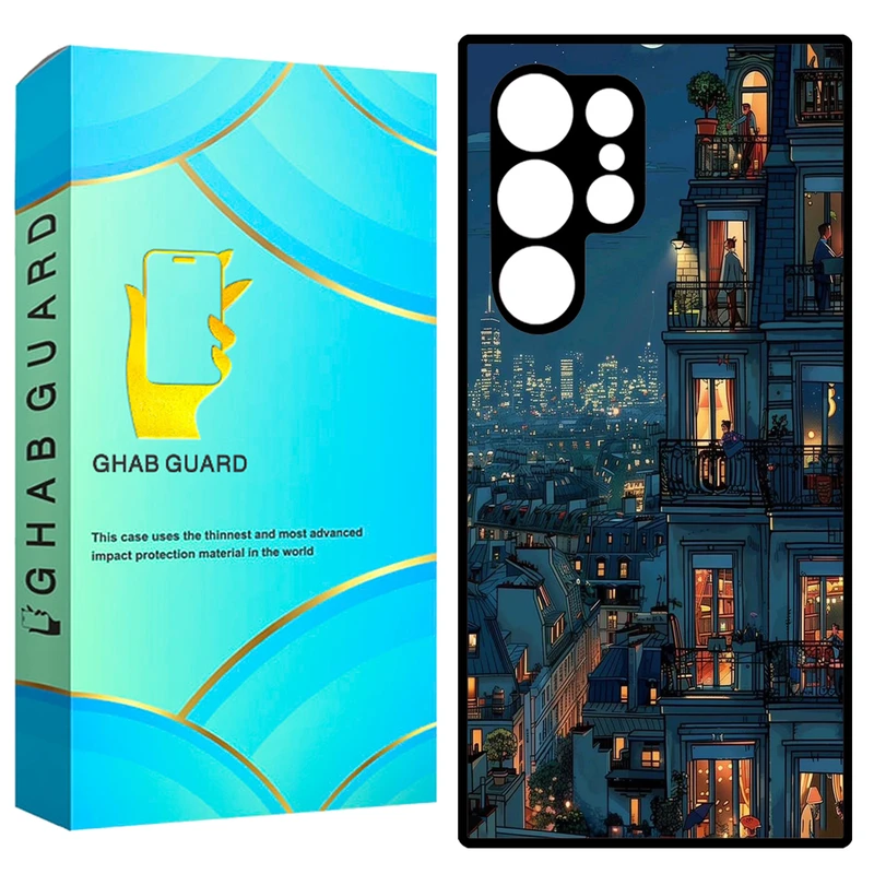 کاور قاب گارد طرح شب مدل GCHPS23U مناسب برای گوشی موبایل سامسونگ Galaxy S23 Ultra 5G