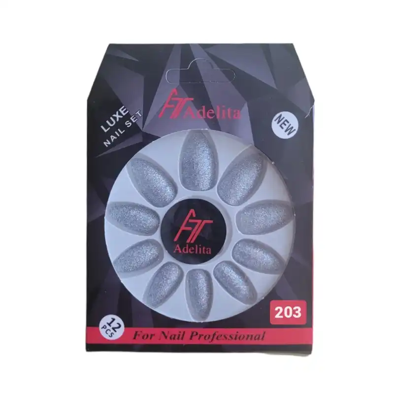 ناخن مصنوعی آدلیتا مدل T-203 بسته 12 عددی