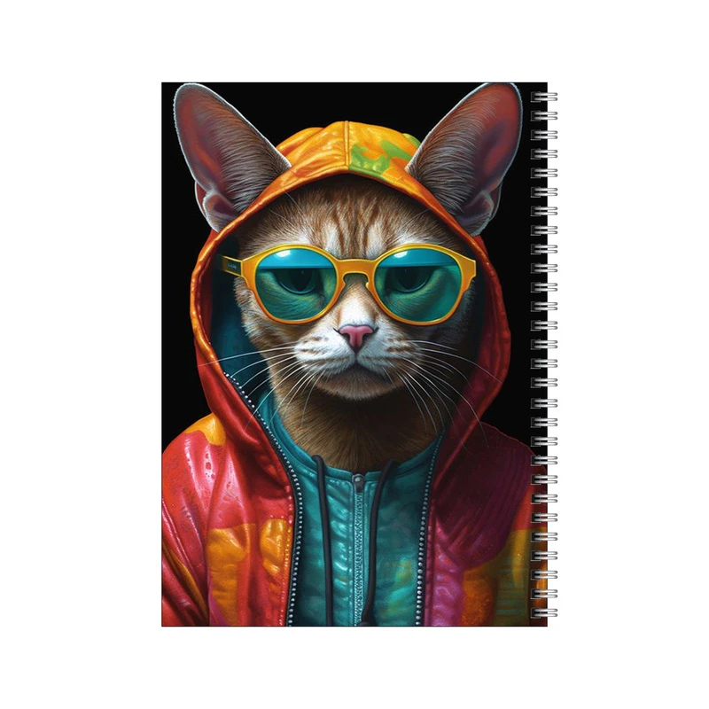 دفتر مشق 80 برگ بامبیلیپ طرح گربه خوشتیپ کد 4647290