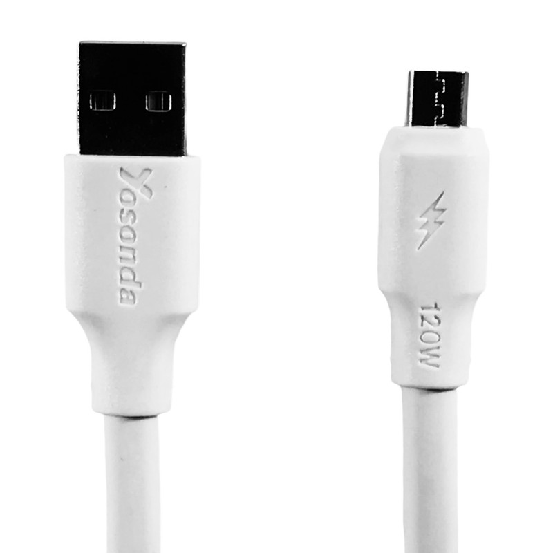 کابل تبدیل USB به microUSB یوسوندا مدل YXD-J13 طول 1 متر