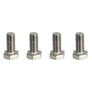 پیچ مدل  P04 سر شش گوش آهنی 10x25 بسته 4 عددی