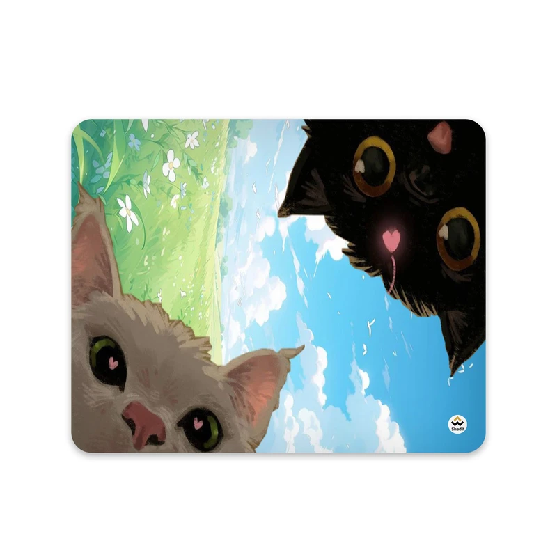 ماوس پد شادیت مدل گربه کد43 سایز 24*19 سانتی متر