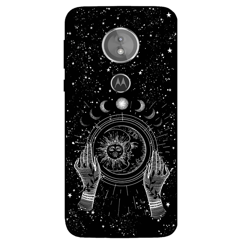 کاور مگافون طرح ماه و خورشید مدل 1892 مناسب برای گوشی موبایل موتورولا Moto E5 / G6 Play